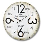 Time Telegraph Company Wall Clock