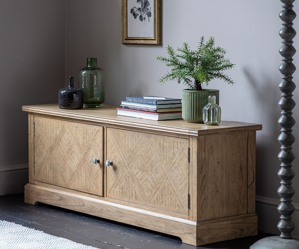 Antique French style TV stand