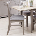 florence grey high back upholstered chair