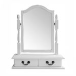 Juliette Antique White Trinket Mirror