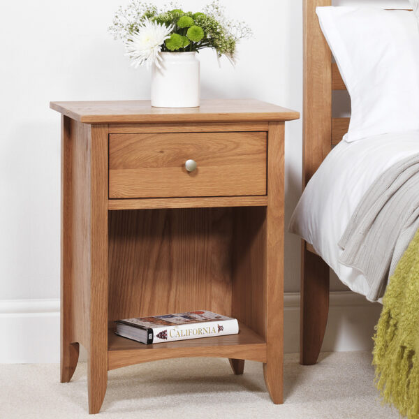 edward hopper 1 drawer bedside table