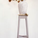 Florence tall wooden plant stand