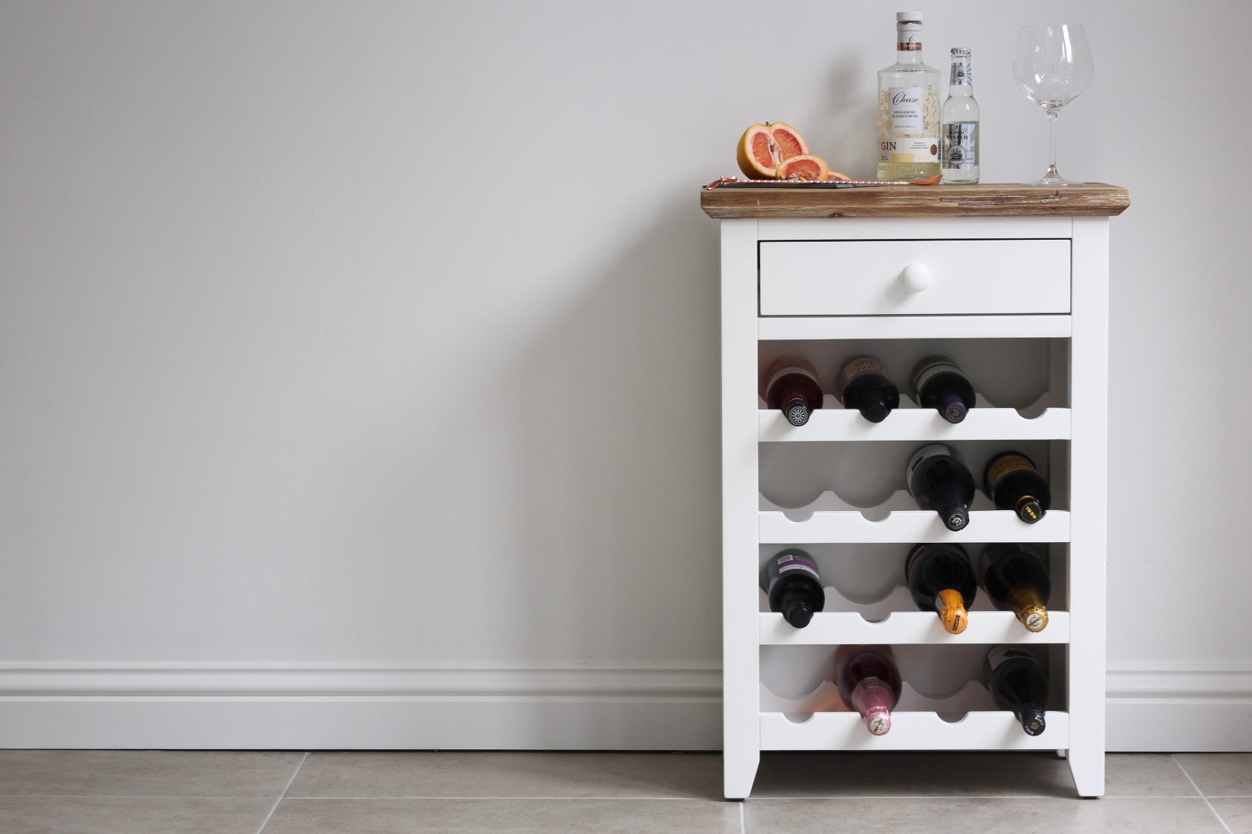 Florence Wine Rack with Drawer