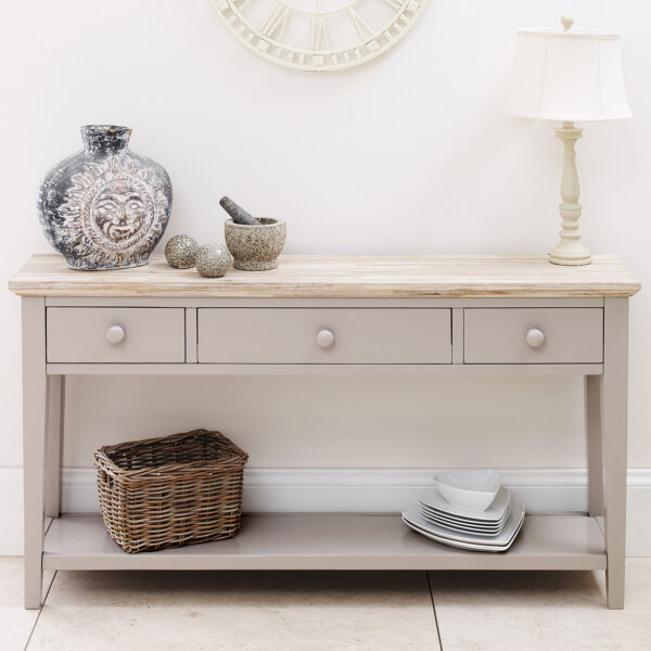 Florence console table truffle