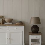 Florence White Lamp Table