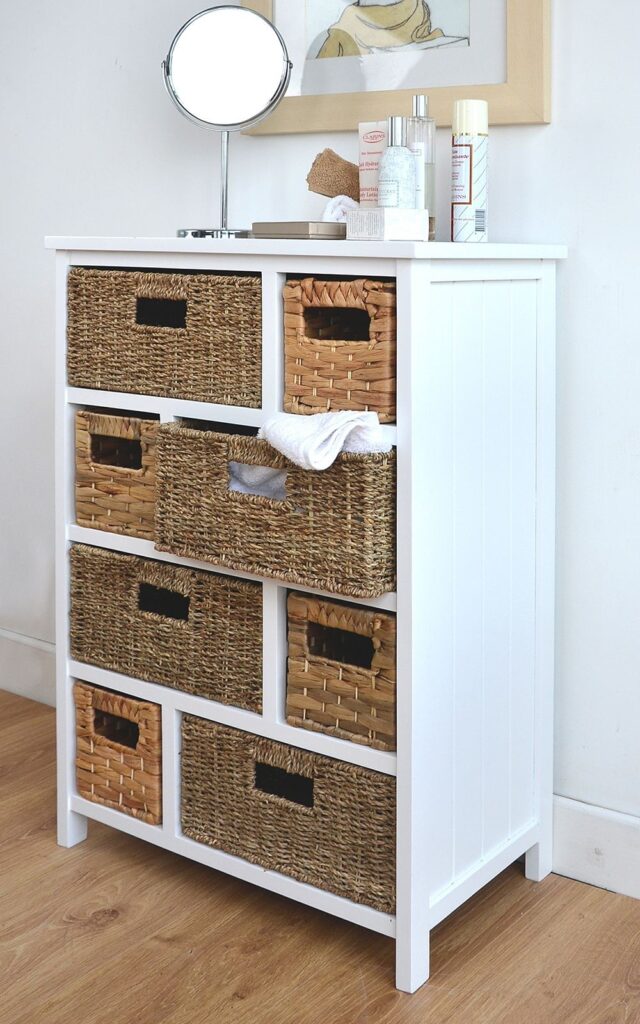 Tetbury Large White Storage Chest of Drawers