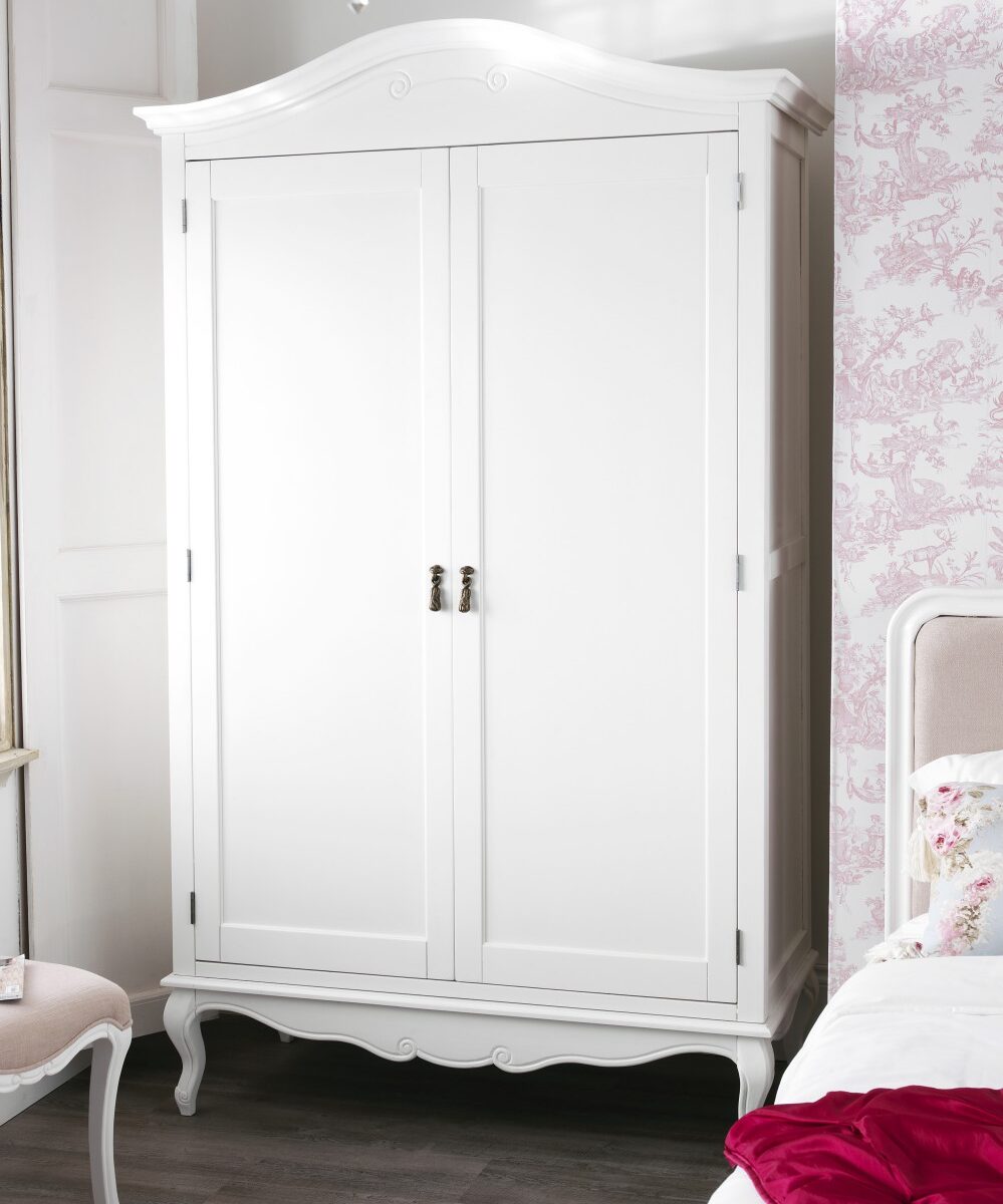 Juliette Double Wardrobe with 2 shelves