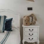 Juliette white bedside table