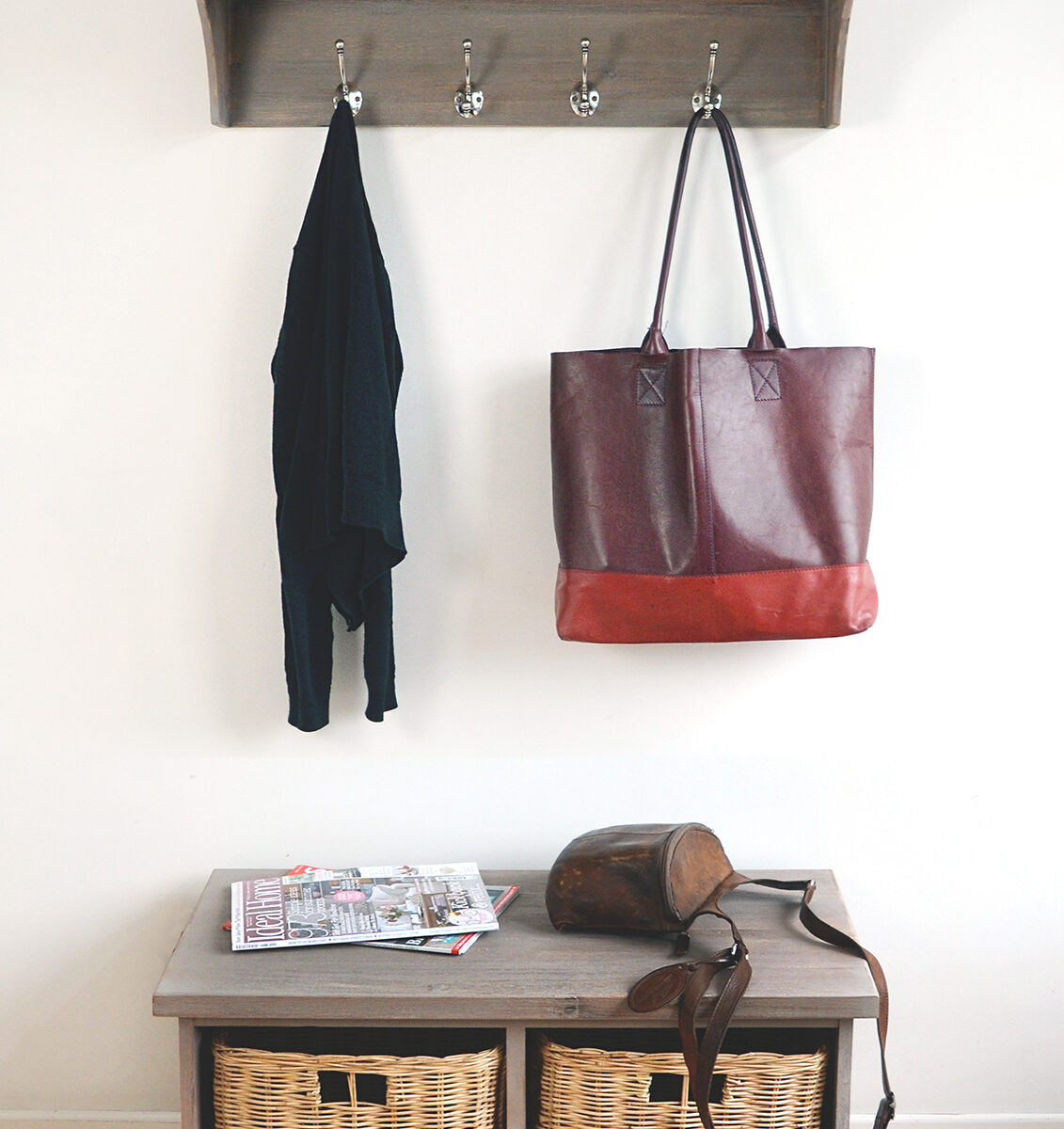 Tetbury Acacia Storage Bench detail